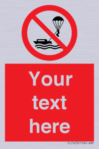 Custom No parasailing